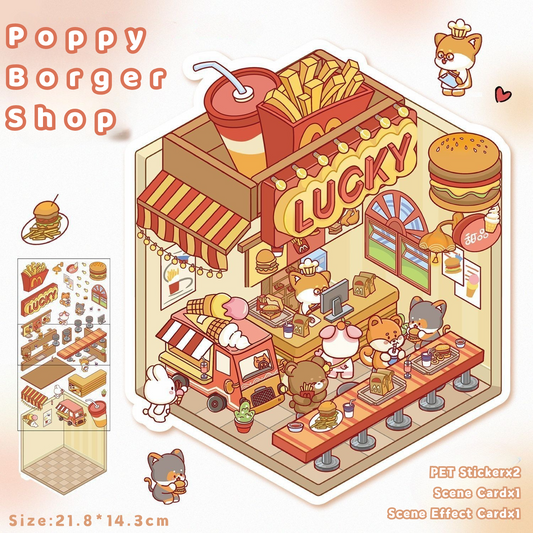 Yilan Mini Landscape Sticker 21 Poppy Borger Shop