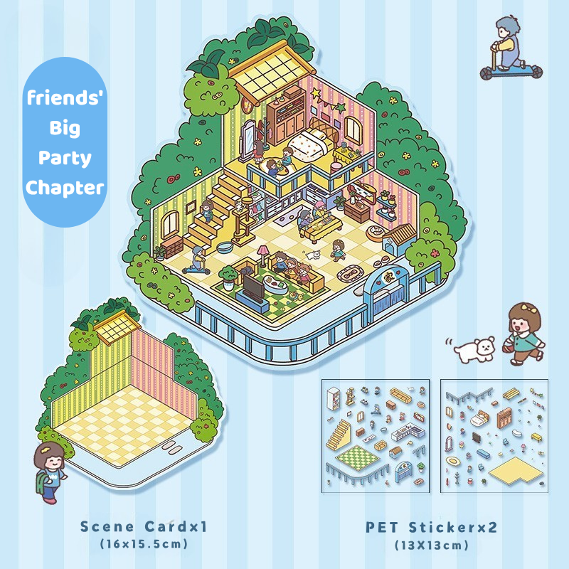 Yilan Mini Landscape Stickers 41 Friends' Big Party Chapter