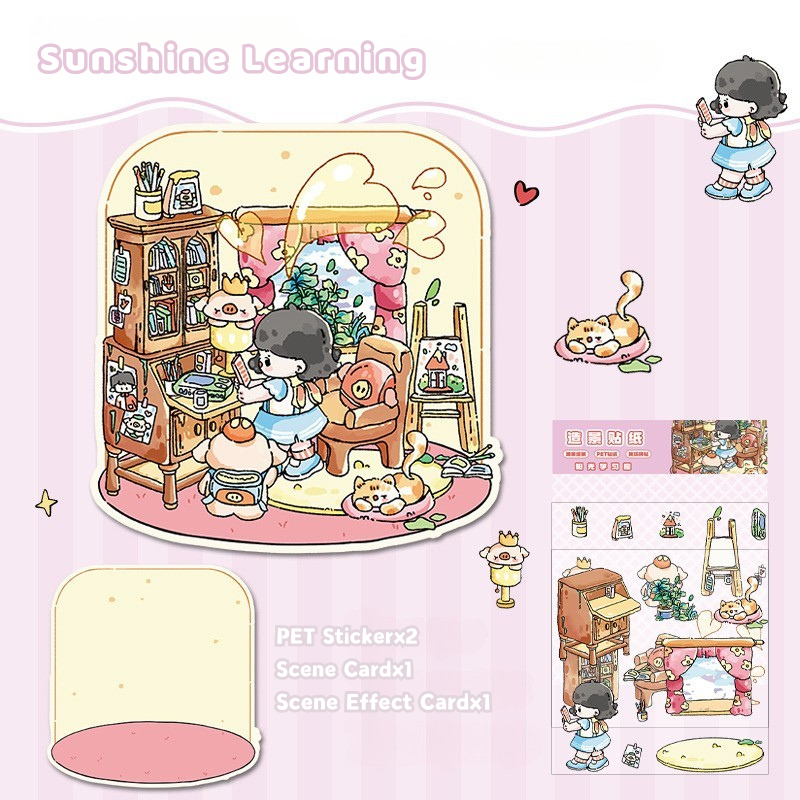 Yilan Mini Landscape Stickers 59 Sunshine Learning
