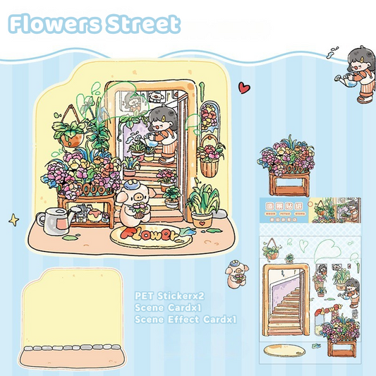 Yilan Mini Landscape Stickers 61 Flowers Street