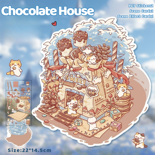 Yilan Mini Landscape Stickers 15 Chocolate House