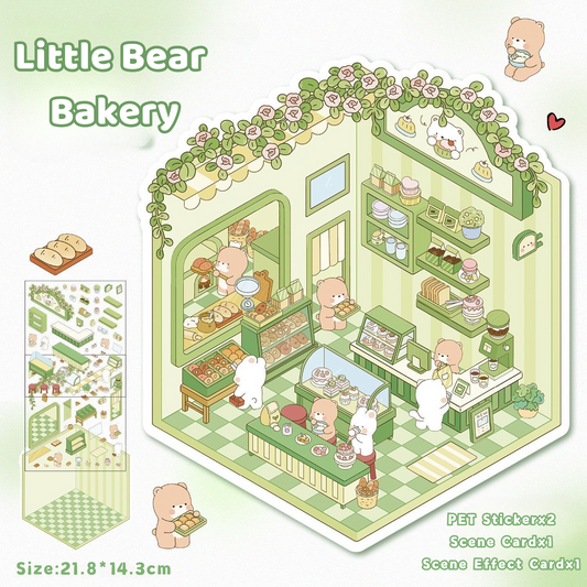Yilan Mini Landscape Stickers 23 Little Bear Bakery