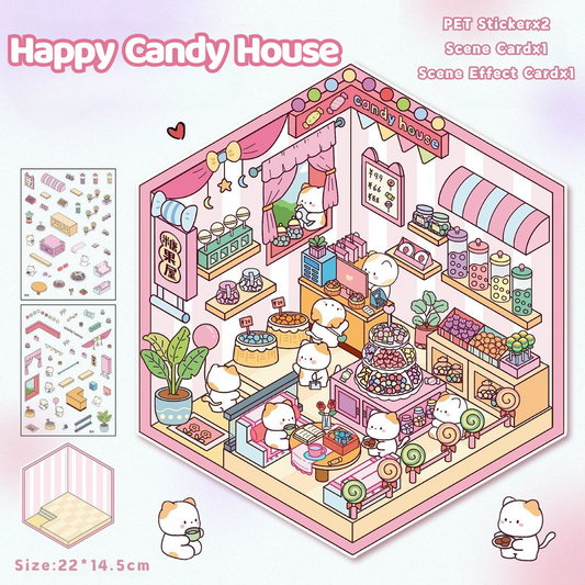 Yilan Mini Landscape Stickers 29 Happy Candy House