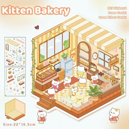 Yilan Mini Landscape Stickers 31 Kitten Bakery