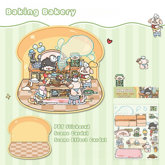 Yilan Mini Landscape Stickers 60 Baking Bakery